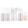 Zuma 24Pc Multi Pastel Coloured Cutlery - Joe’s Haven
