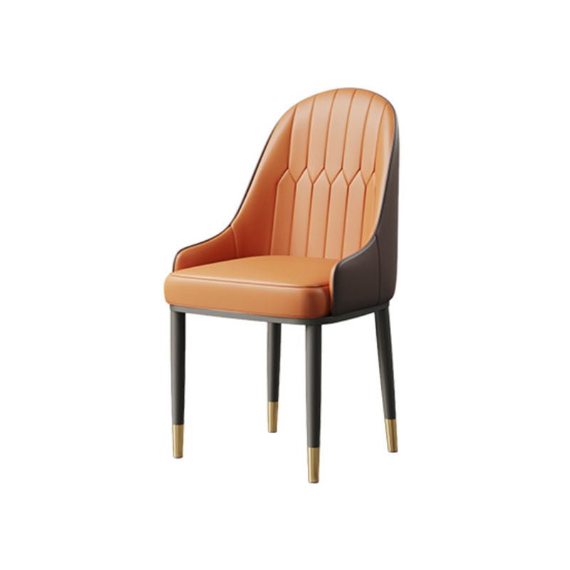 A Set of 2 Scott Dining Chairs, PU Leather - Joe’s Haven
