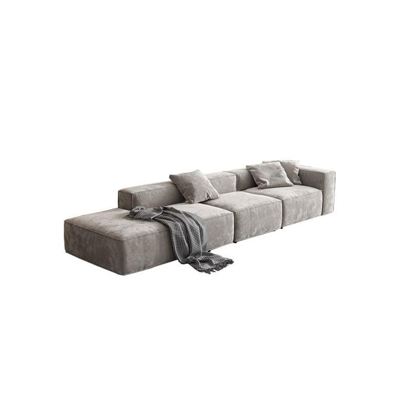 Yetta Three Seater, Four Seater Sofa, Corner Sofa, Grey Velvet - Joe’s Haven