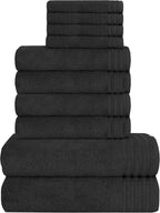 10 Piece Monaco Luxury Egyptian Cotton Towel Set - Joe’s Haven