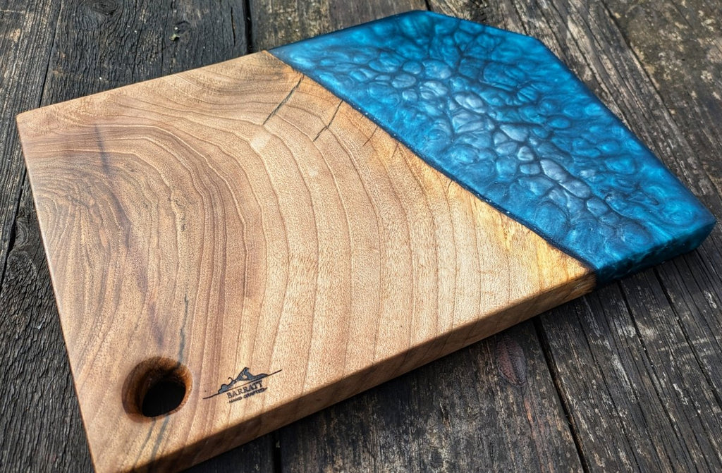 Blue silver Walnut resin board - Joe’s Haven