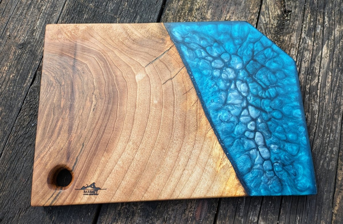 Blue silver Walnut resin board - Joe’s Haven