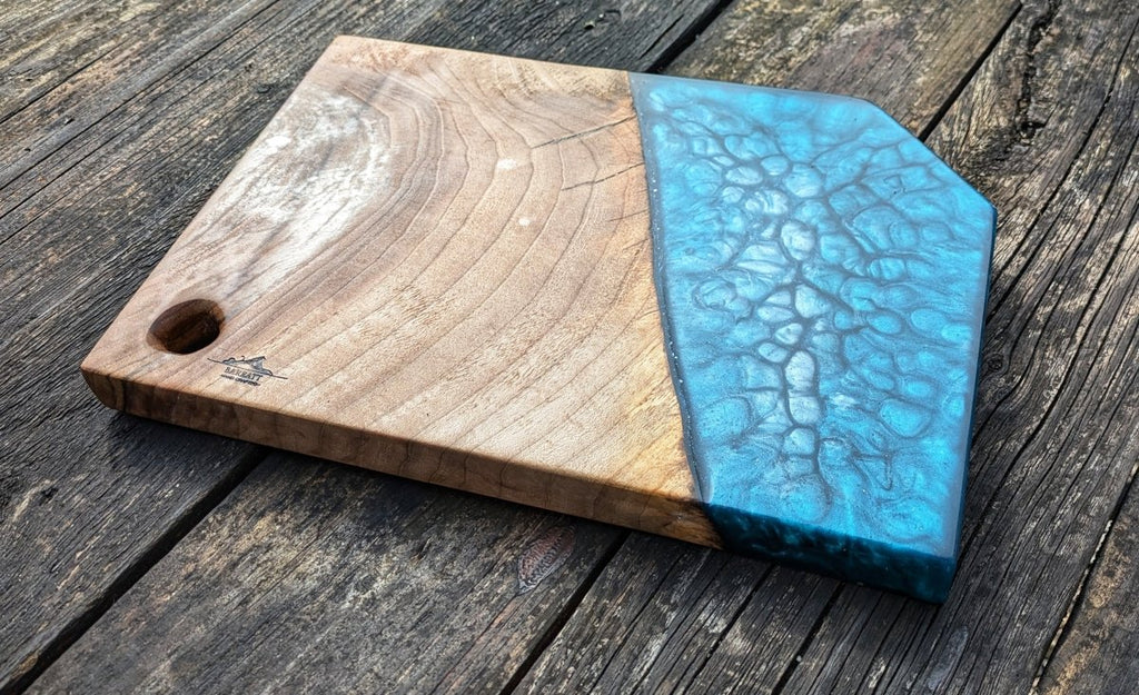 Blue silver Walnut resin board - Joe’s Haven
