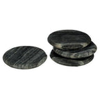 Marmore Set of 4 Grey Marble Round Coasters - Joe’s Haven