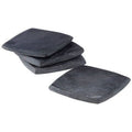 Marmore Set Of 4 Dark Grey Marble Square Coasters - Joe’s Haven