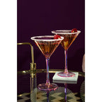 Delphine Set Of 4 White Marble Coasters With Brass Finish Holder