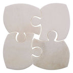 Kindia Set Of 4 Marble Jigsaw Coasters - Joe’s Haven