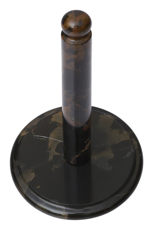 Marmore Black And Gold Marble Kitchen Roll Holder - Joe’s Haven
