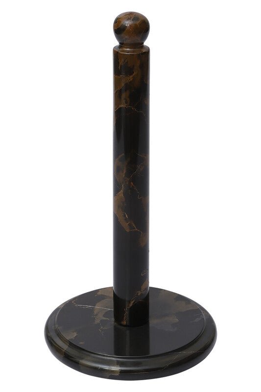 Marmore Black And Gold Marble Kitchen Roll Holder - Joe’s Haven