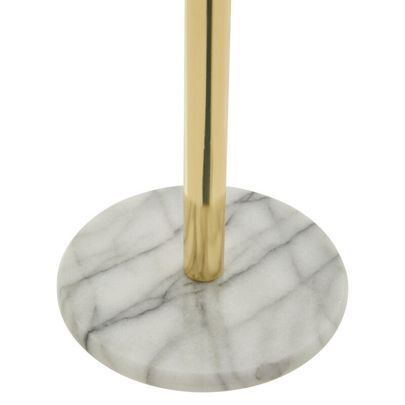 Delphine Gold Kitchen Roll Holder With Marble Base - Joe’s Haven