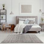 Moroccan Grey Shaggy Rug | 1010 - Joe’s Haven