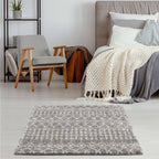 Moroccan Grey Shaggy Rug | 1010 - Joe’s Haven
