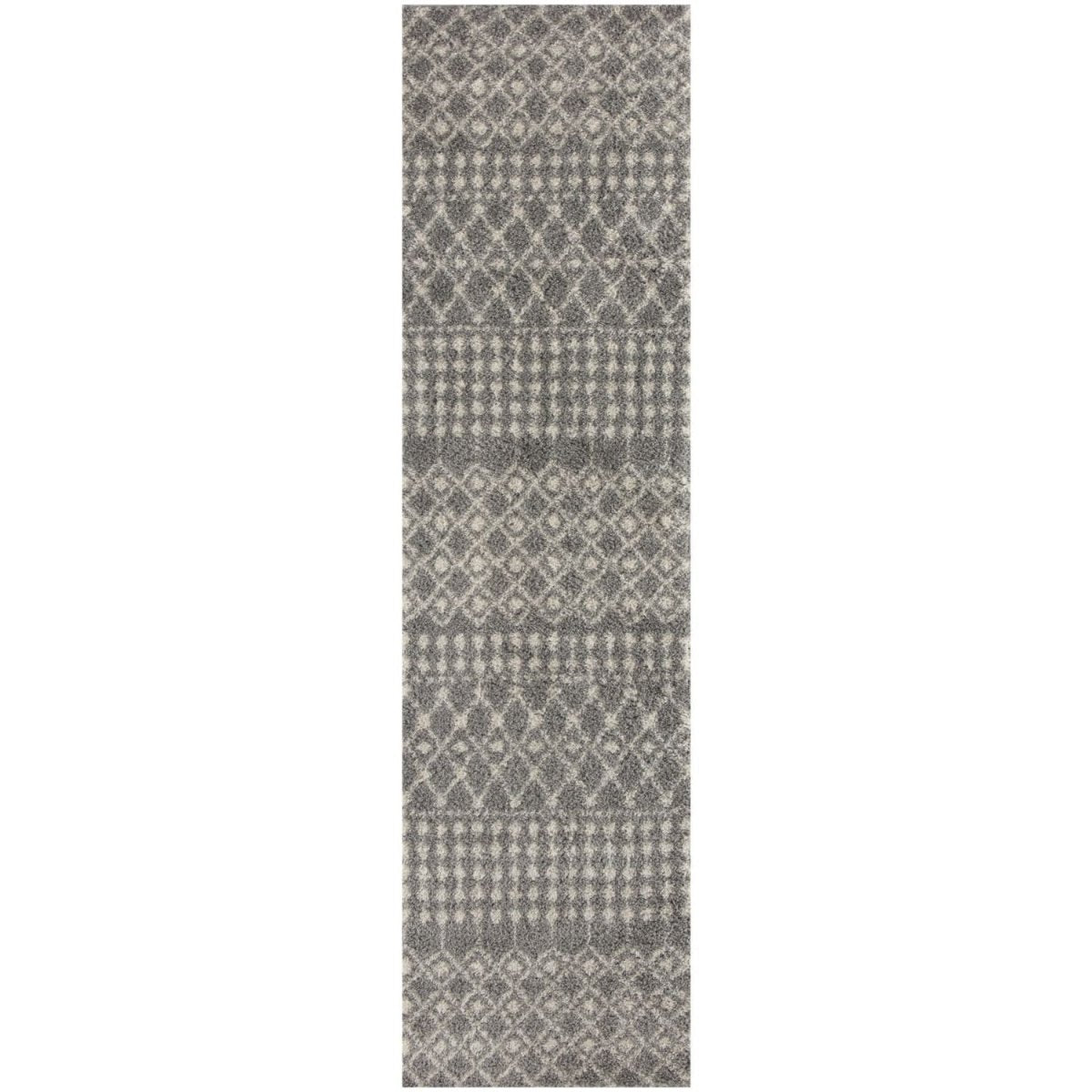 Moroccan Grey Shaggy Rug | 1010 - Joe’s Haven