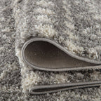 Moroccan Grey Shaggy Rug | 1010 - Joe’s Haven