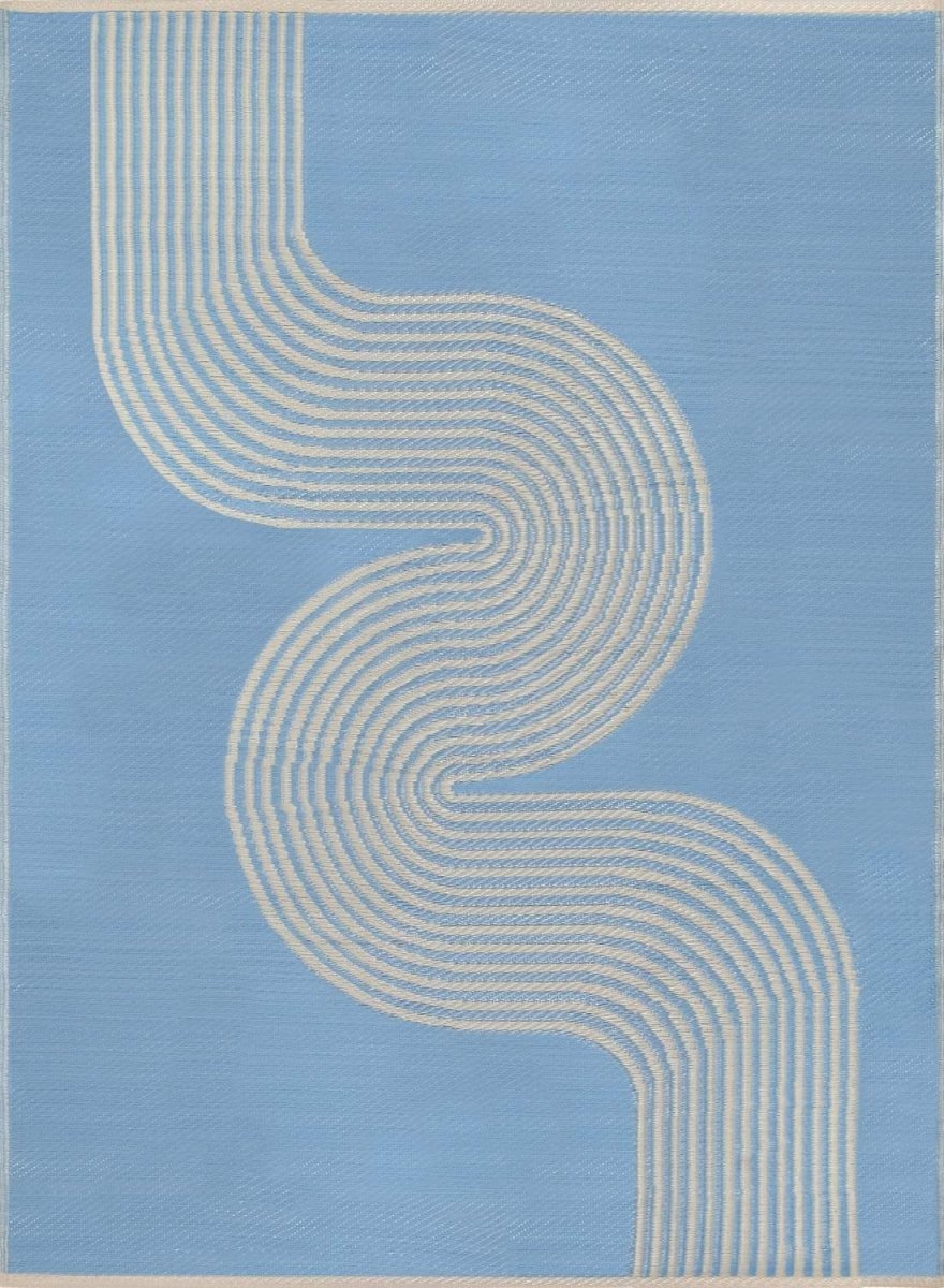 Urban Outdoor Rug Blue & Beige | 1010 - Joe’s Haven