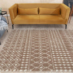 Moroccan Beige Shaggy Rug | 1020 - Joe’s Haven