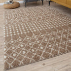 Moroccan Beige Shaggy Rug | 1020 - Joe’s Haven