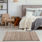 Moroccan Beige Shaggy Rug | 1020 - Joe’s Haven