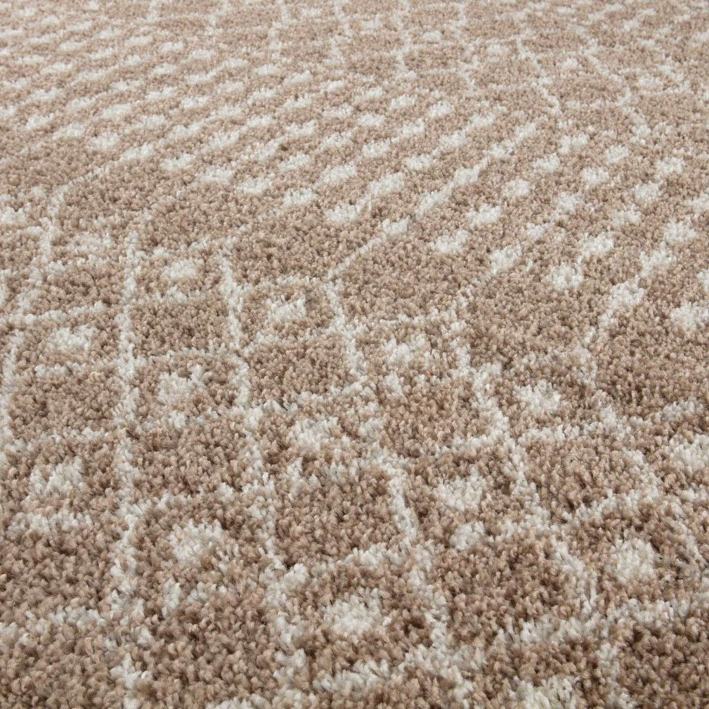 Moroccan Beige Shaggy Rug | 1020 - Joe’s Haven