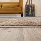 Moroccan Beige Shaggy Rug | 1020 - Joe’s Haven