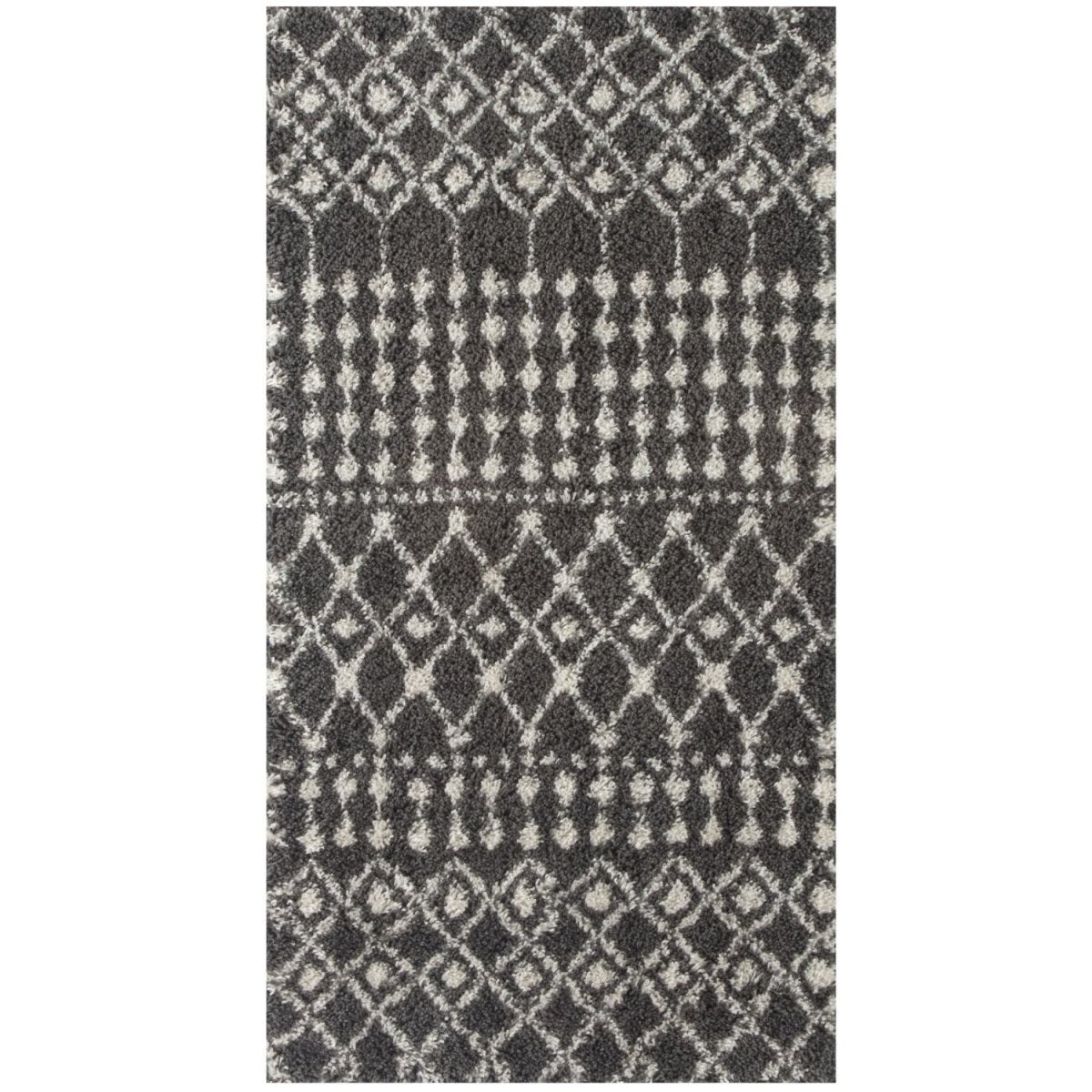 Moroccan Dark Grey Shaggy Rug | 1040 - Joe’s Haven