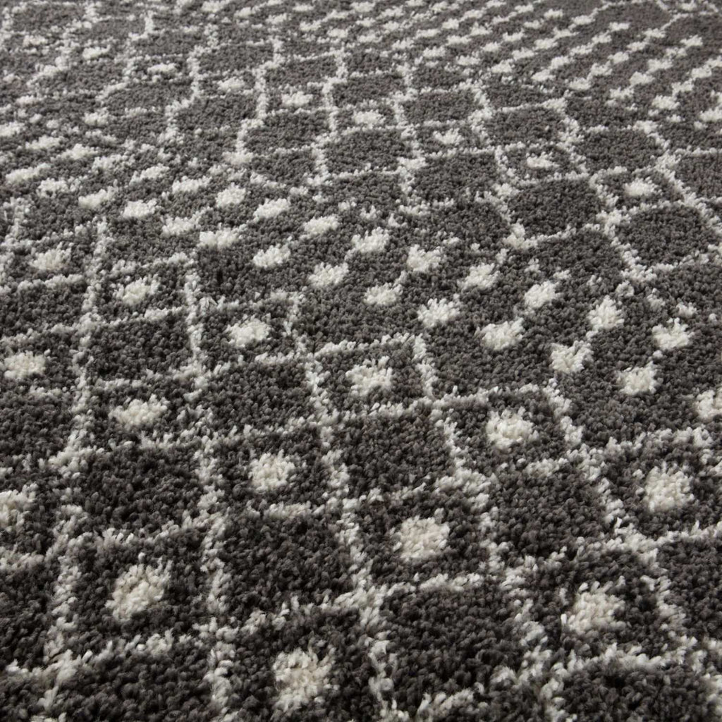 Moroccan Dark Grey Shaggy Rug | 1040 - Joe’s Haven