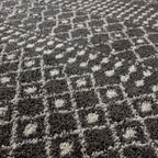 Moroccan Dark Grey Shaggy Rug | 1040 - Joe’s Haven