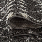 Moroccan Dark Grey Shaggy Rug | 1040 - Joe’s Haven