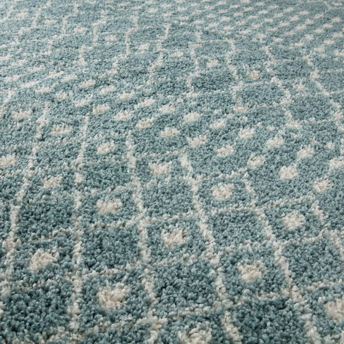 Moroccan Duck Egg Blue Shaggy Rug | 1050 - Joe’s Haven