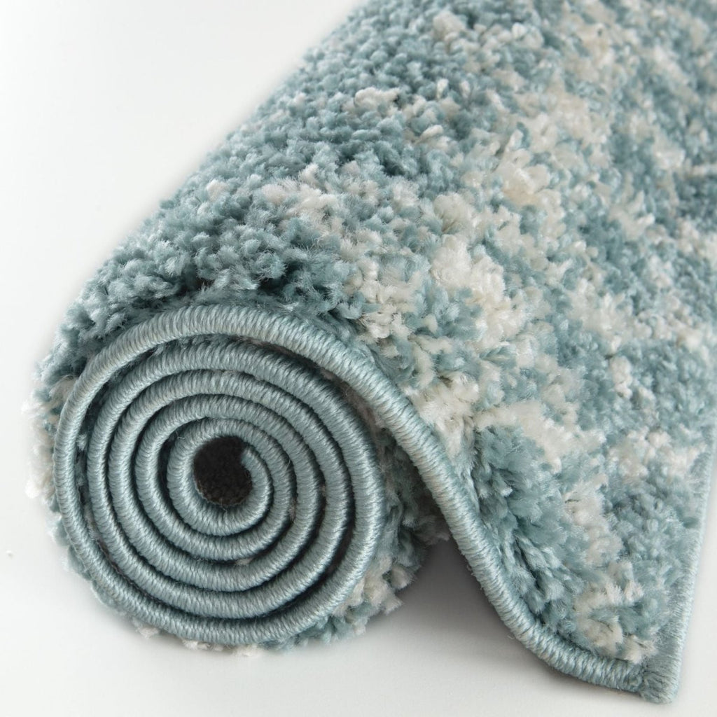 Moroccan Duck Egg Blue Shaggy Rug | 1050 - Joe’s Haven