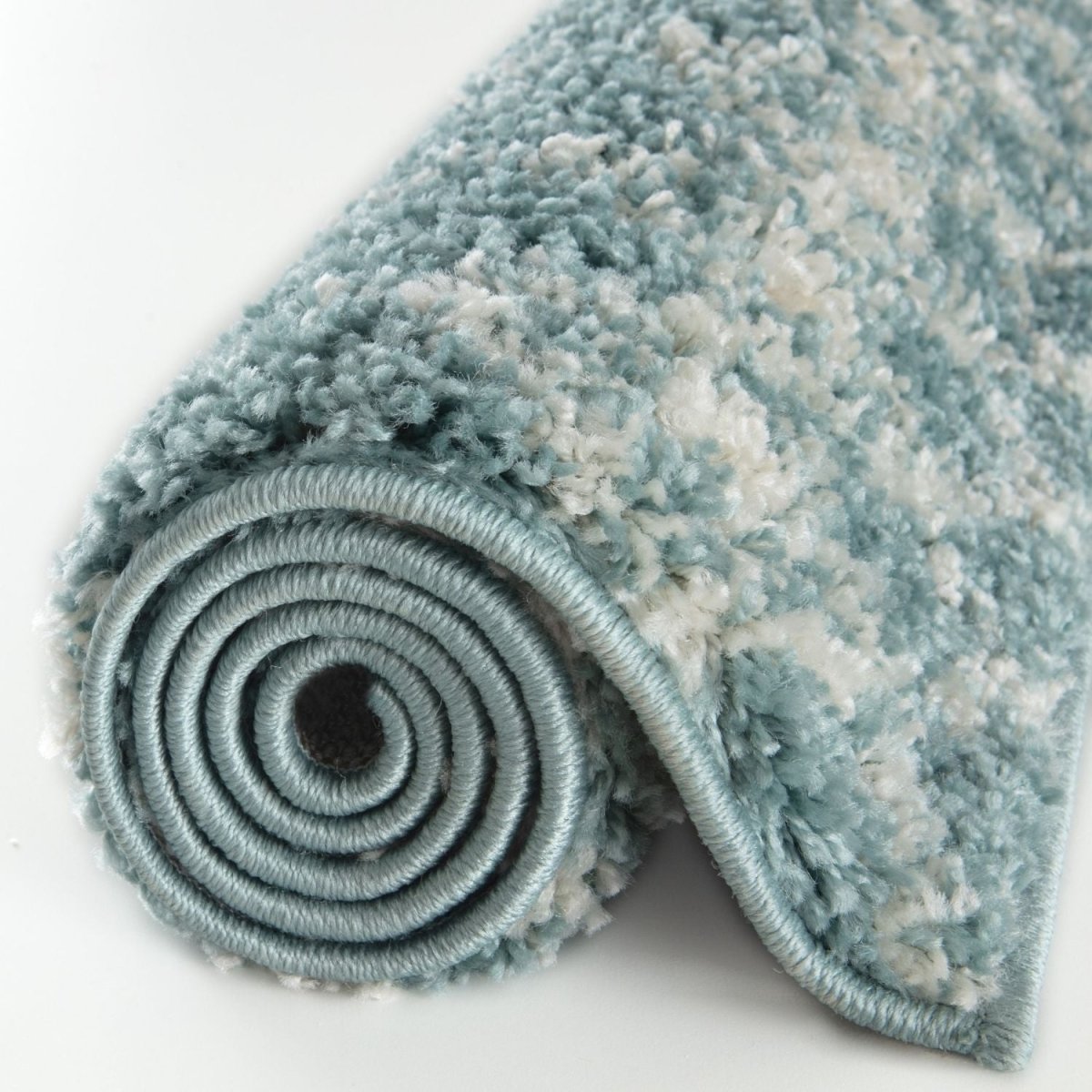 Moroccan Duck Egg Blue Shaggy Rug | 1050 - Joe’s Haven