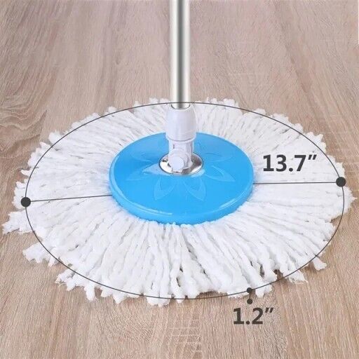Mop PRO 360° Spin Mop and Bucket Set - Includes 2 Cloths