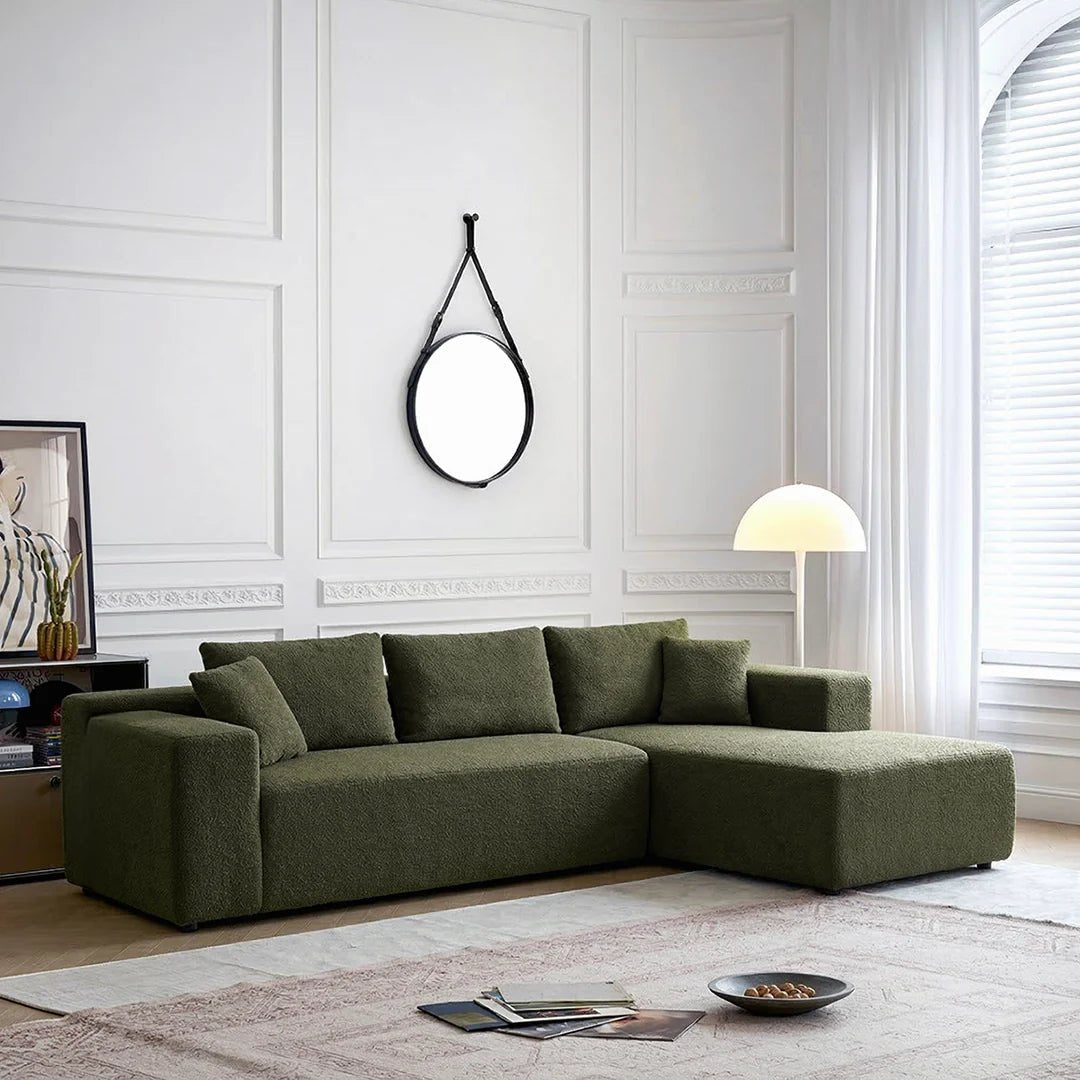Ortega Modular Sofa Bed, Three Seater Corner Sofa Bed, Boucle - Joe’s Haven