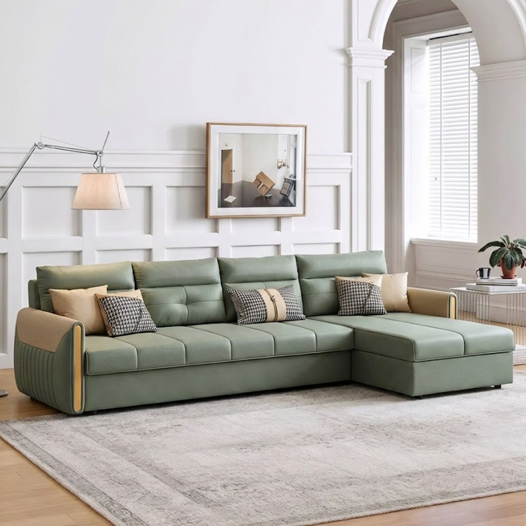 Malhotra L Shape Sofa Bed, Small Corner Sofa Bed - Joe’s Haven