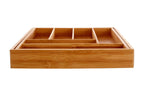 Bamboo Rectangular Expandable Cutlery Tray - Joe’s Haven