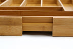 Bamboo Rectangular Expandable Cutlery Tray - Joe’s Haven