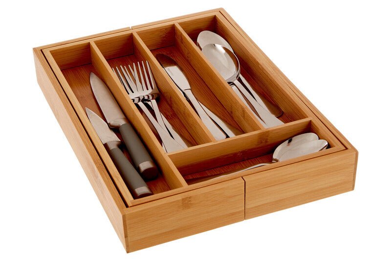 Aleki Bamboo Expandable Small Cutlery Tray - Joe’s Haven