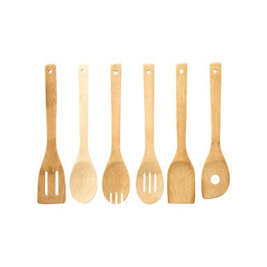 Aleki 6Pc Bamboo Kitchen Utensil Set - Joe’s Haven