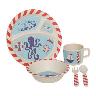 Eden Kids 5 Piece Pirate Bamboo Dinner Set - Joe’s Haven