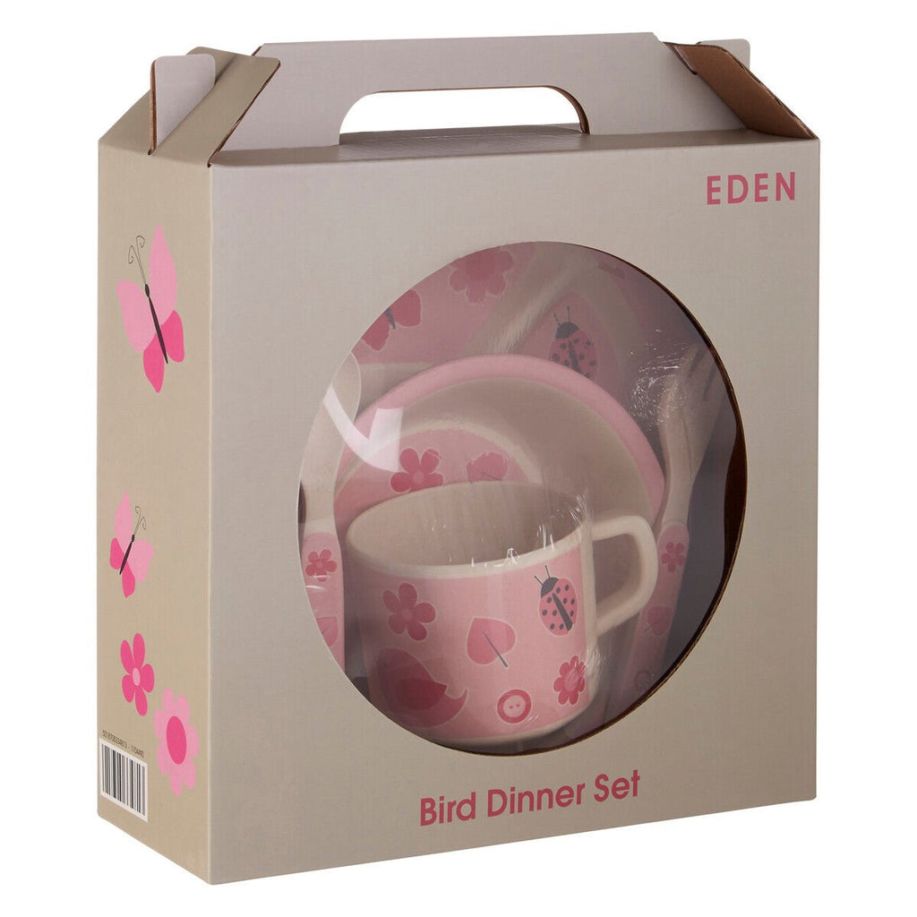 Eden Kids 5 Piece Pink Bamboo Dinner Set - Joe’s Haven