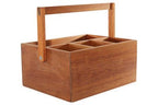 Socorro Acacia Cutlery Caddy - Joe’s Haven