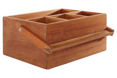Socorro Acacia Cutlery Caddy - Joe’s Haven