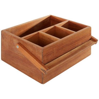 Socorro Acacia Cutlery Caddy - Joe’s Haven