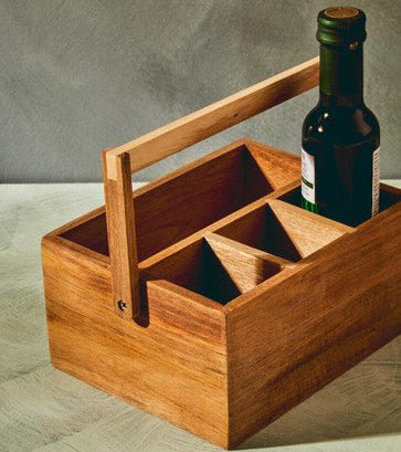 Socorro Acacia Cutlery Caddy - Joe’s Haven
