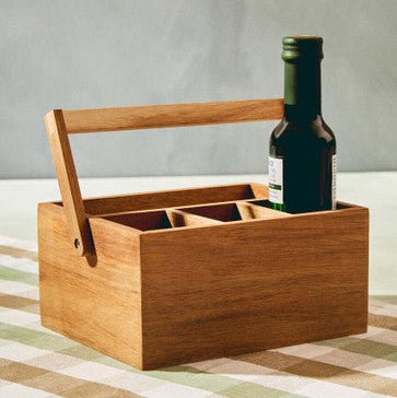 Socorro Acacia Cutlery Caddy - Joe’s Haven