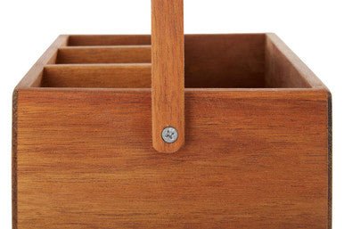Socorro Acacia Cutlery Caddy - Joe’s Haven