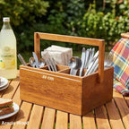 Socorro Acacia Cutlery Caddy - Joe’s Haven