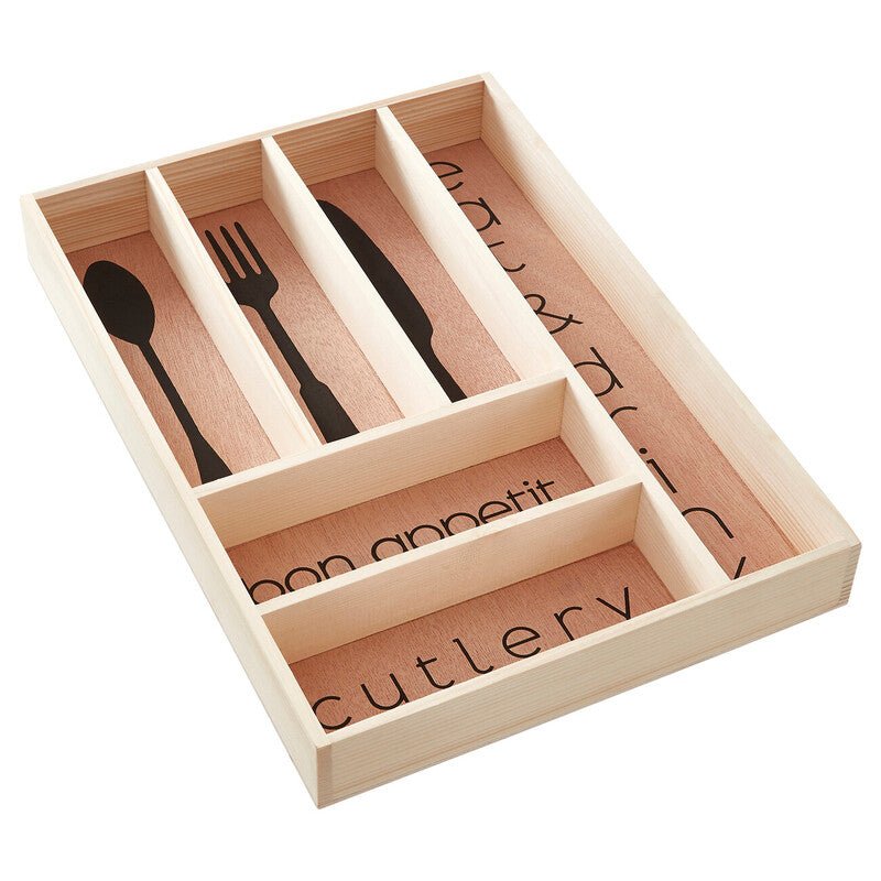 Bessan Wooden Modern Design Cutlery Tray - Joe’s Haven