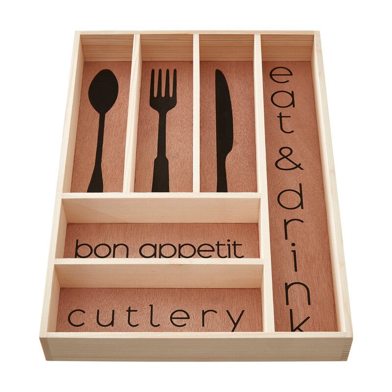 Bessan Wooden Modern Design Cutlery Tray - Joe’s Haven