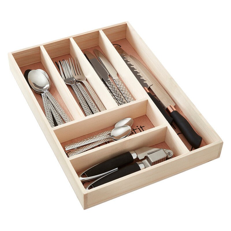 Bessan Wooden Modern Design Cutlery Tray - Joe’s Haven